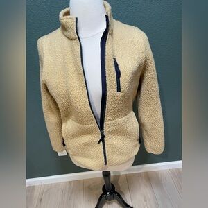 Talbots 100% Polyester Fleeve Jacket